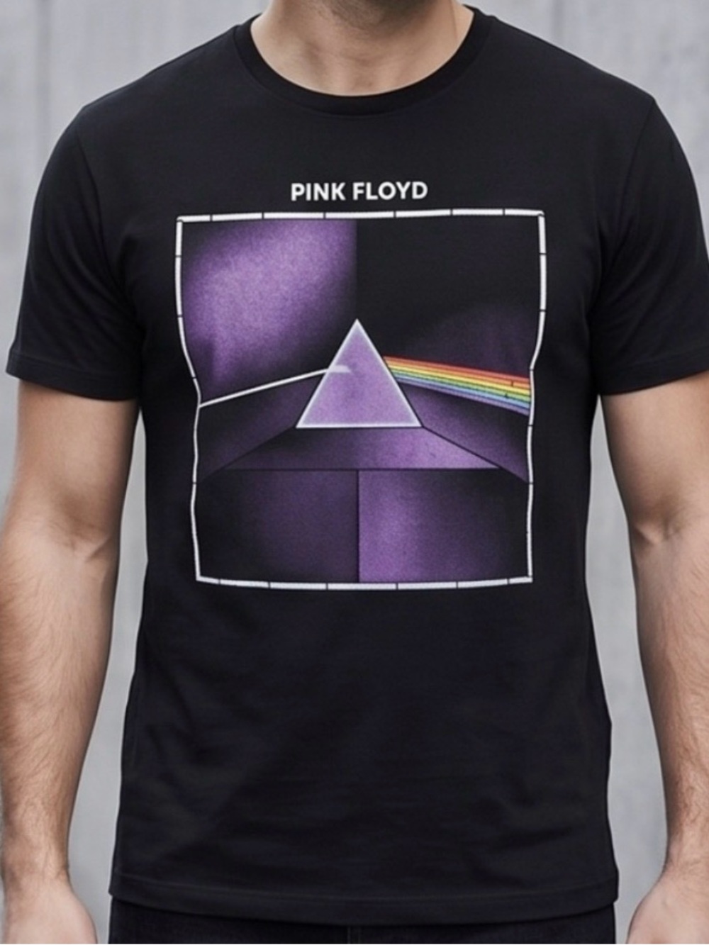 Vintage classic Pink Floyd Dark Side Album short sleeved T-Shirt